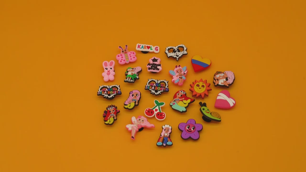 🦆50pcs Animal Shoe Charms – Cute Cats, Dogs, Ducks & More for Crocs, Sandals & Clogs