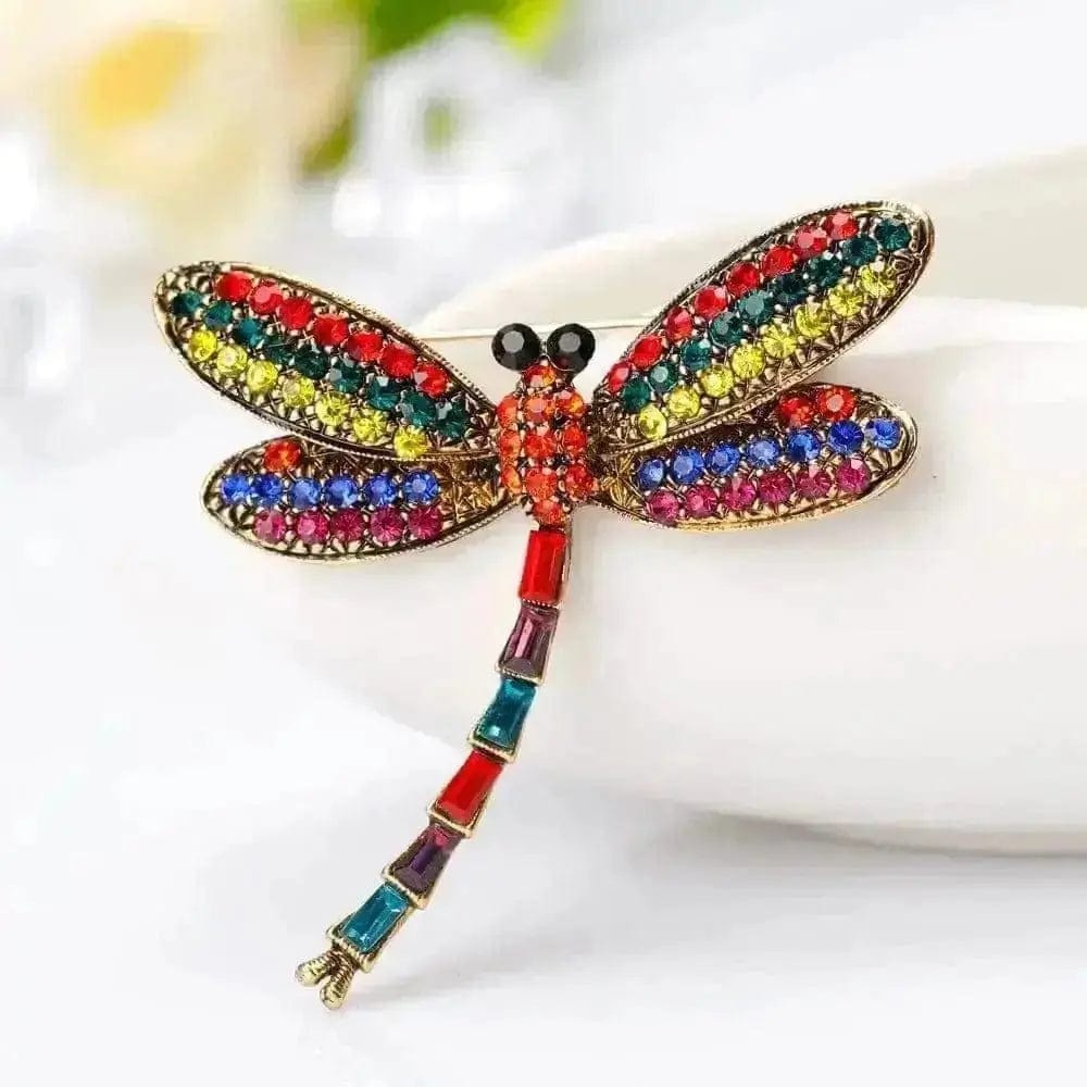 BROOCHITON jewelry Dragonfly Retro Dragonfly Brooch