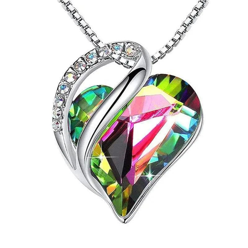 Revel in Love with 925 Silver Heart Shaped Necklace - Ideal Valentine's & Mother's Day Gift 🌹