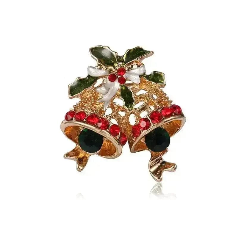 🌟 Santa Claus Christmas Tree Brooch - Festive Elegance in Retro Alloy 🌟