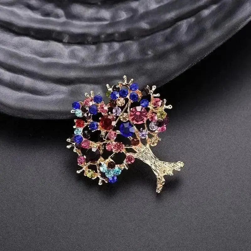 Shop Multicoloured Tree Brooch - A Vibrant and Stylish Accessory for Any Outfit
