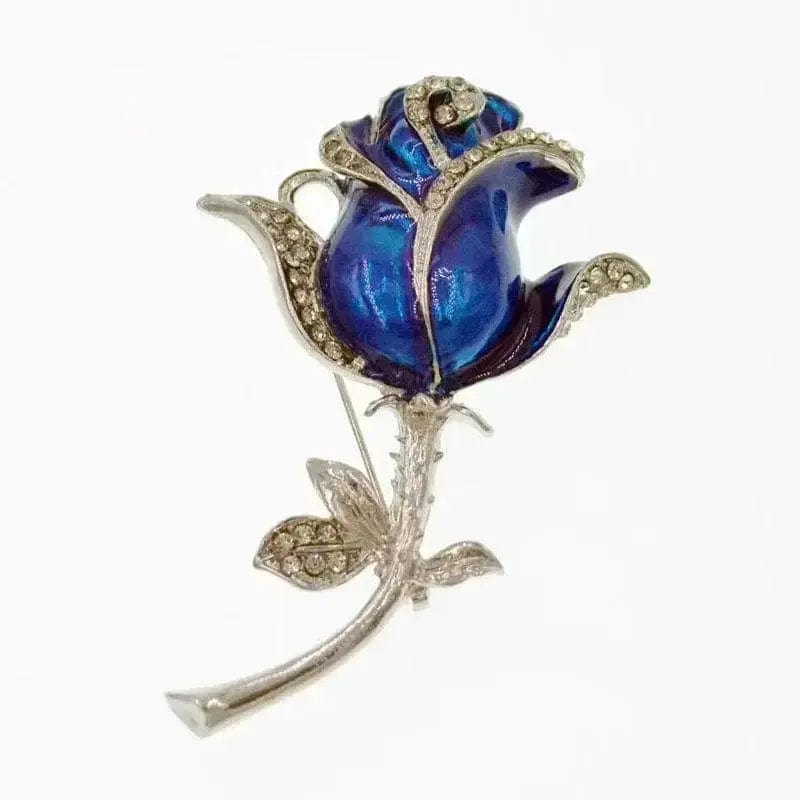 Shop Rose USB Drive Crystal Brooch Pin