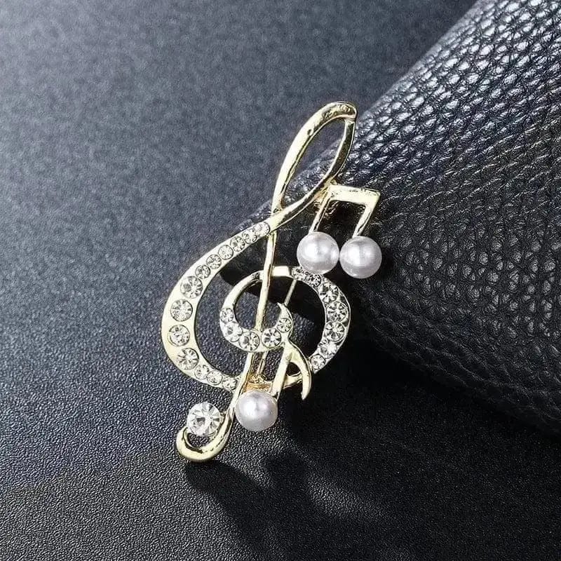 Shop Treble Clef Note Brooch - A Stunning Accessory for Music Lovers