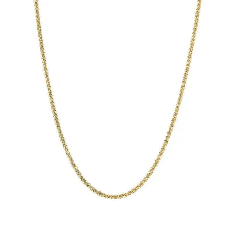 🌟 Simple &amp; Versatile Woven Chain Necklace for Couples 🌟