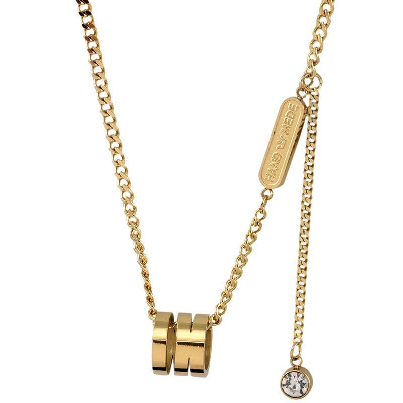 🌟 Titanium Steel Clavicle Chain - Elevate Your Style with Cold Elegance 🌟