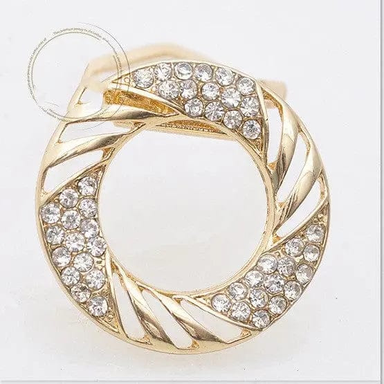 BROOCHITON Scarf Buckles 5 Style Dual Purpose scarf Brooch pin
