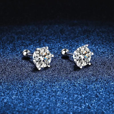 Unveil Timeless Beauty with S925 Sterling Silver Six-Claw Ear Studs 💎