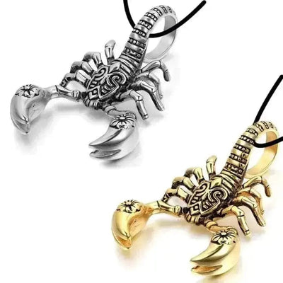 BROOCHITON Necklaces Vintage Silver Plated Scorpion Necklace 