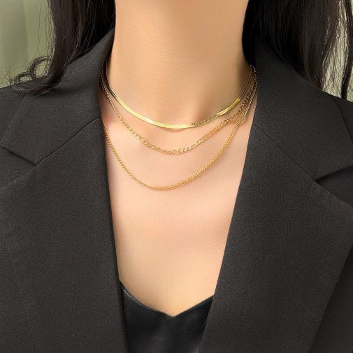 BROOCHITON Necklaces Women's Fashion Simple Niche Snake Bones Chain - Unfading Elegance 🌹