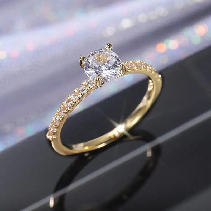 Zircon Wedding Band Ring: Embrace Timeless Love 💍