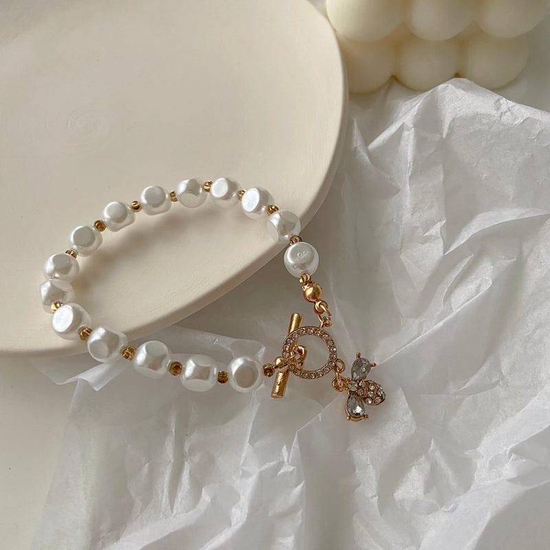 Natural Stone Pearl Bracelet ✨