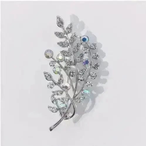 BROOCHITON Brooches Silver / DK17 Colorful Brooch Pin For Women
