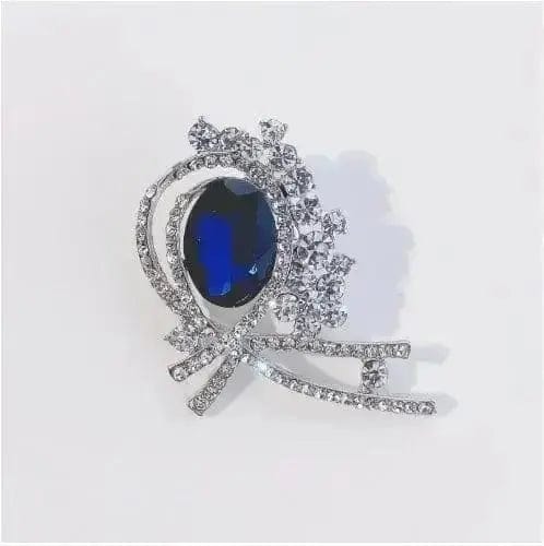 BROOCHITON Brooches Silver / DK6 Colorful Brooch Pin For Women