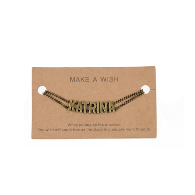 Personalized Name Bracelet Women 🌟