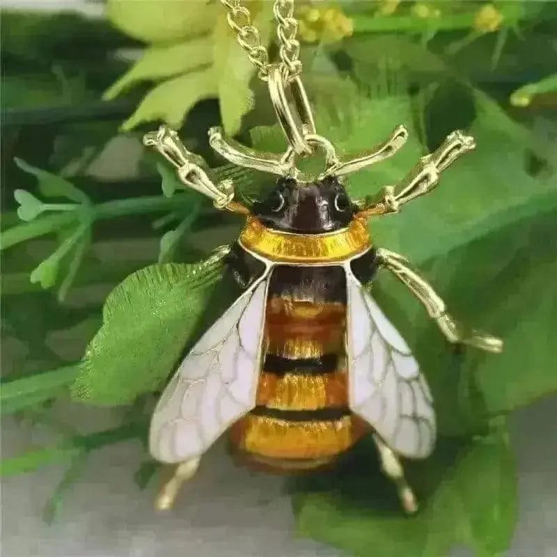 BROOCHITON Necklaces bee pendant necklace nature-inspired