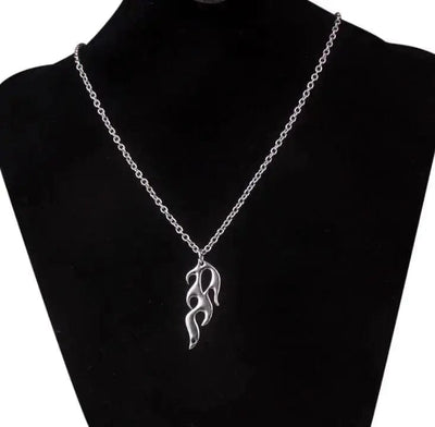 BROOCHITON Necklaces flame / 50cm Hip-hop Personality Necklace