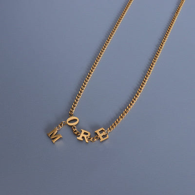 gold necklace from broochiton store