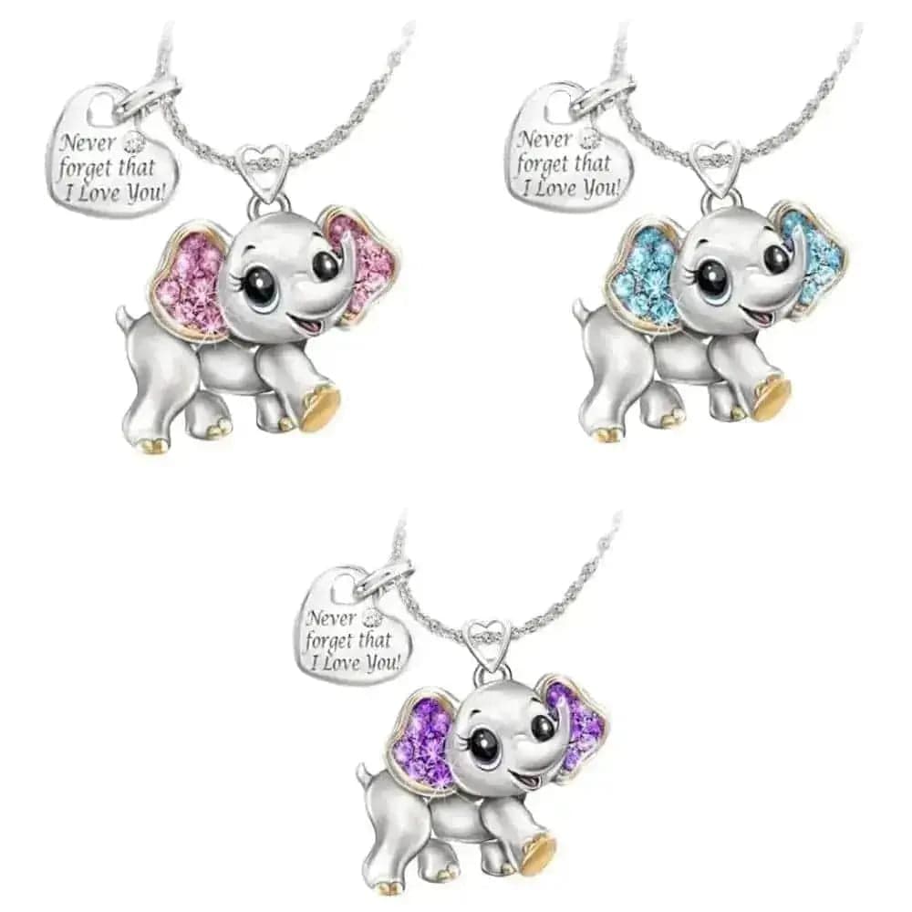 BROOCHITON Necklaces Set Lovely Animal Pendant Necklace For Kids