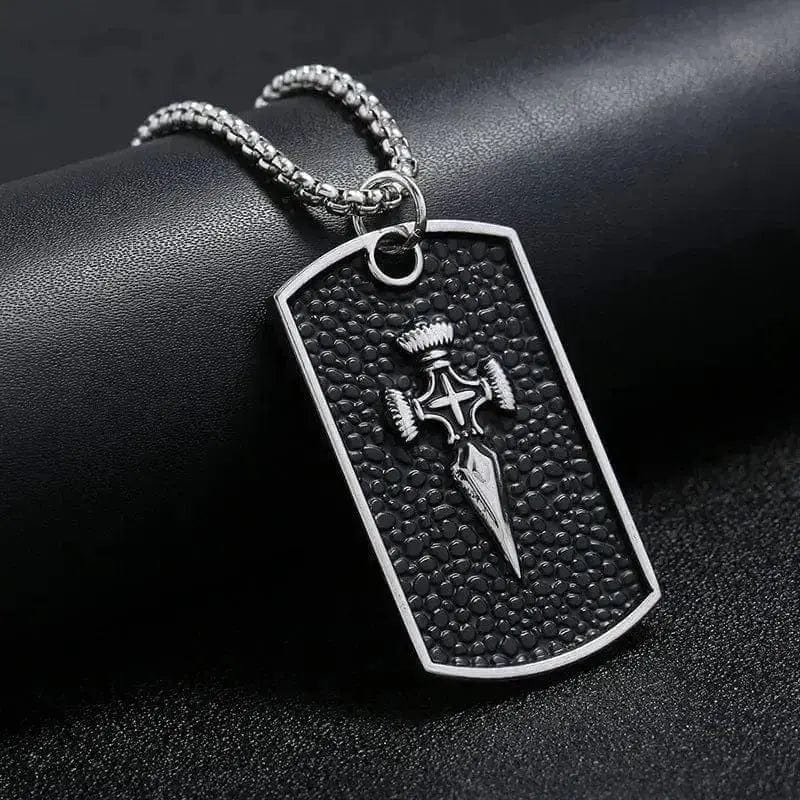 Korean Style Men's Necklace cross pendant
