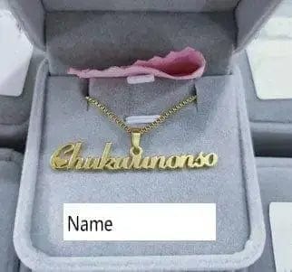 BROOCHITON Necklaces Personalize Name Necklace