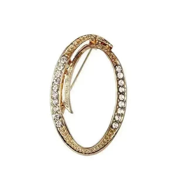 BROOCHITON Brooches O English Letter Brooch Pin