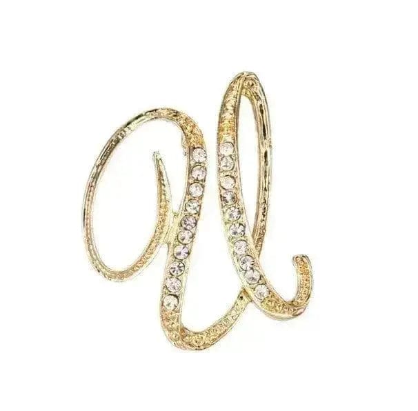 BROOCHITON Brooches U English Letter Brooch Pin