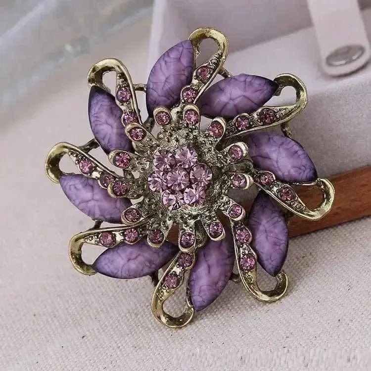BROOCHITON jewelry Retro Fashion Flower Brooch