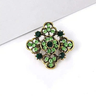 BROOCHITON Brooches 1 style Rhinestone Flower Party Pin Brooch