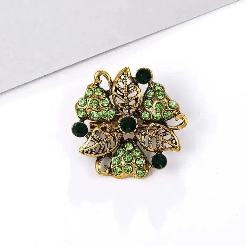 BROOCHITON Brooches 20 style Rhinestone Flower Party Pin Brooch