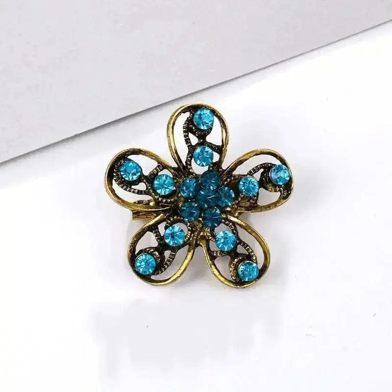 BROOCHITON Brooches 24 style Rhinestone Flower Party Pin Brooch