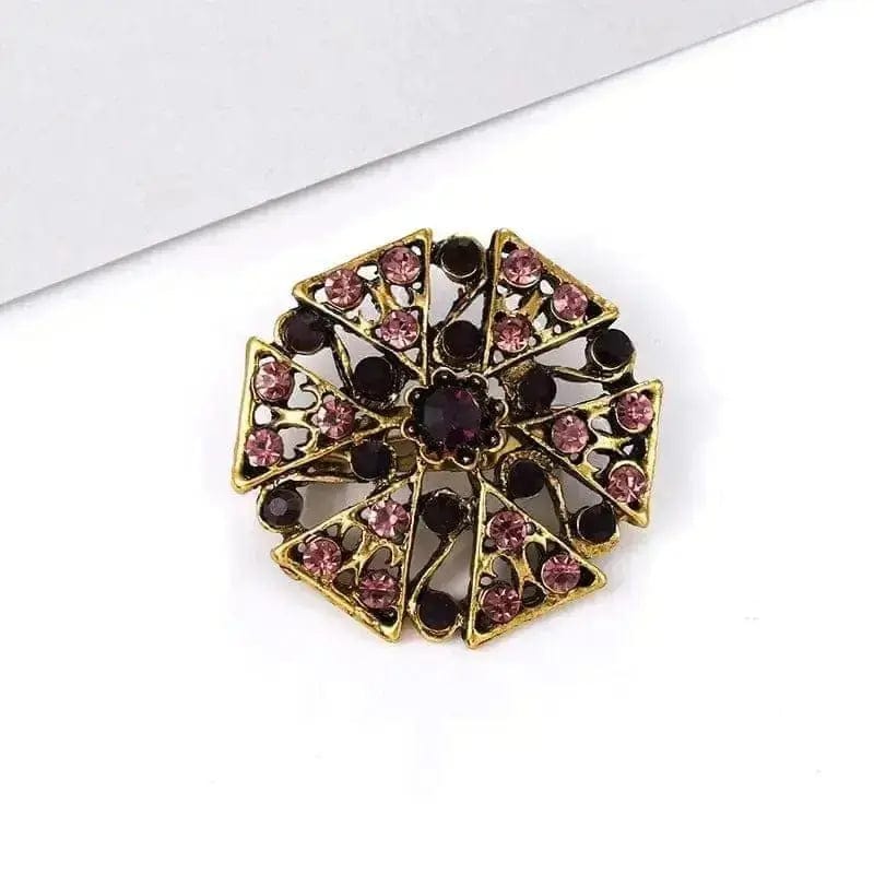 BROOCHITON Brooches 29 style Rhinestone Flower Party Pin Brooch