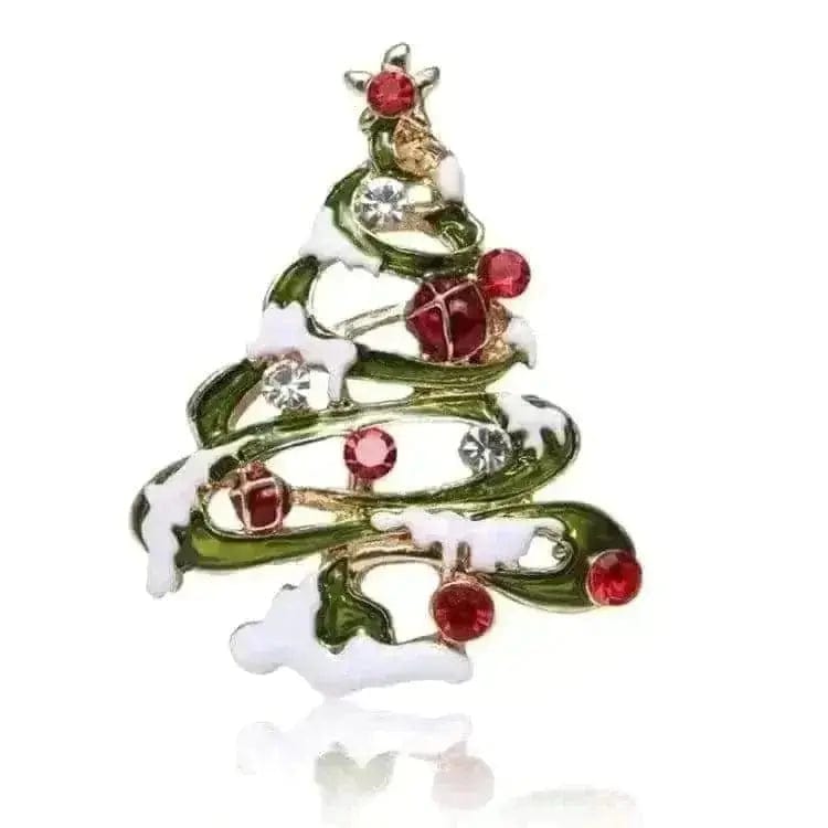 BROOCHITON Brooches 1Christmas tree Christmas Tree Brooch Pins