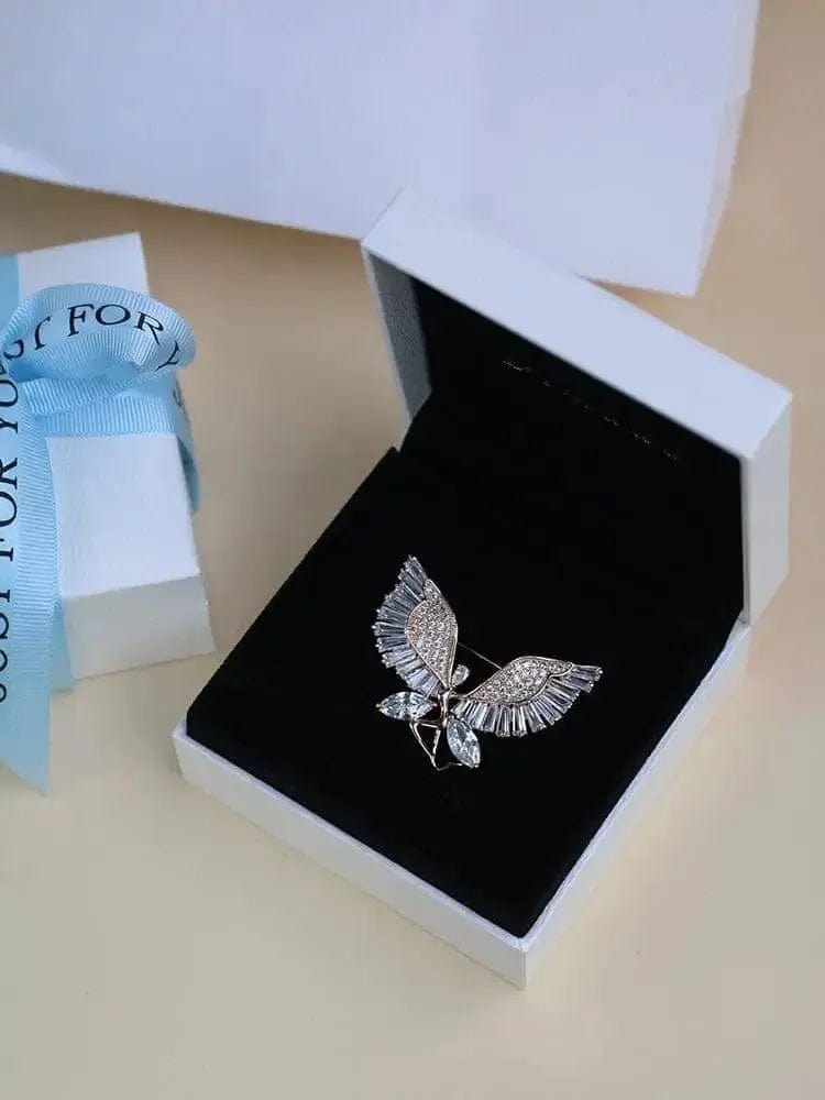BROOCHITON Brooches Gold Japanese & Korean Butterfly Brooch
