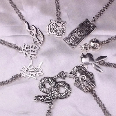 BROOCHITON Necklaces Hip-hop Personality Necklace