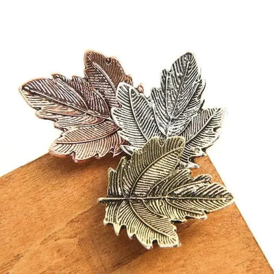 BROOCHITON Brooches Vintage Maple Leaf Brooches Metal Women