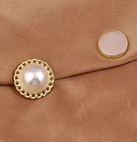 BROOCHITON Brooches Pearl Vintage round opal magnetic brooch pin